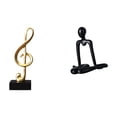 thumbnail image 1 of Figura De Resina De Pensador Musical Creativo, Adorno Abstracto De Mesa, Escultura Central Para Escritorio, Armario, Dormitorio, Estantería, Chimenea, Regalo De Inauguración De La Casa., 1 of 8