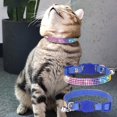 thumbnail image 2 of Mumup 1Pack Cat Collar Breakaway Bling Diamond Rhinestone with Bell Adjustable for Cats and Kitten Girl boy, 2 of 6
