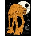 thumbnail image 2 of Men's Star Wars: A New Hope Halloween AT Walker Full Moon  Graphic Tee Black 3X Large, 2 of 5
