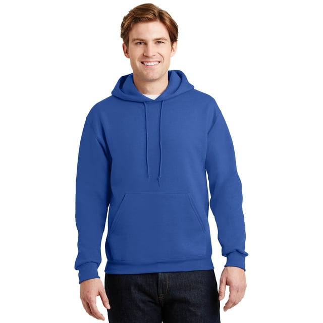 Jerzees Chandail à Capuche à Manches Longues pour Hommes SUPER SWEATS - 4997M