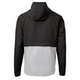 thumbnail image 3 of Men's-Cutter & Buck  Black San Jose Earthquakes Charter Eco Recycled Anorak Hooded Half-Zip Jacket, 3 of 3
