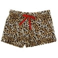 thumbnail image 2 of Emme Jordan Junior's Fuzzy Pajama Shorts - Classic Cheetah, Large, 2 of 4