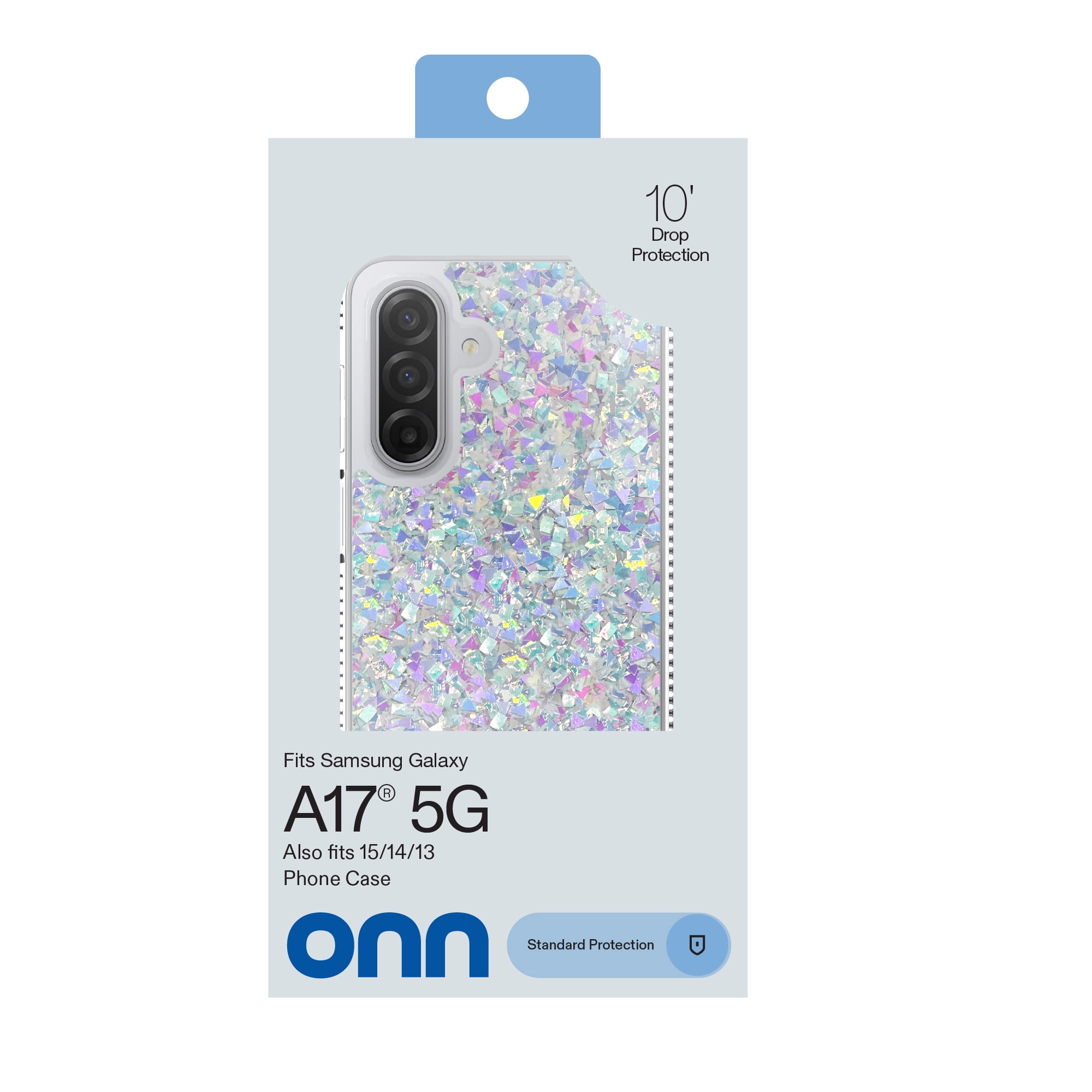 onn Phone Case for Samsung Galaxy A17 5G - Iridescent Glitter Fleck