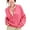 Pink, variant on PUWEI Women's Casual Crew Neck Sweater Long Sleeve Henley Shirts Button Front Knit Pullover Tops