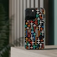 thumbnail image 3 of DistinctInk Hybrid (Acrylic / TPU) Clear Slim Fit Case for Apple iPhone 12 Pro MAX (6.7" Screen) - "Vibrant Crosses: Bold and Colorful Christian Pattern", 3 of 8