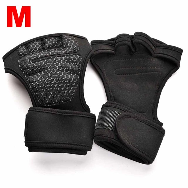 Guantes De Entrenamiento De Levantamiento De Pesas Guantes Protectores De Palma De Mano Para Mujeres Hombres Fitness Deportes Culturismo Gimnasia Empuñaduras 2 Uds Sweethay OD008175-00