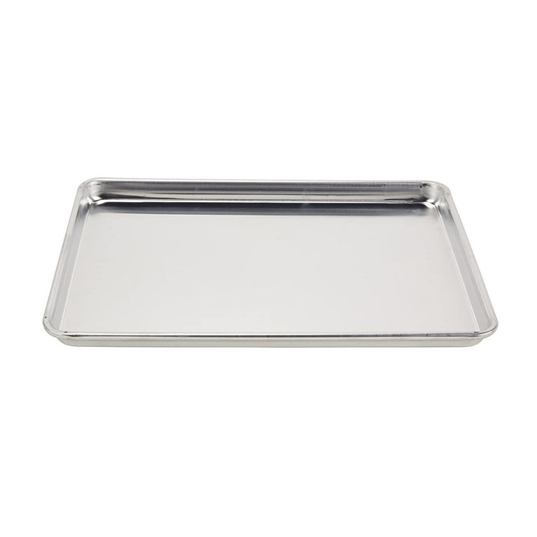 FSE Commercial Sheet Pan, Full size, 12-Gauge, Aluminum Bun Pan, 18 L x 26 W x 1 H, (Measure Oven Recommended), Silver, Pack of 12