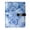 Blue Marble, variant on DIY Blue Heart Cat Printed Microfiber Leather Notebook 9.2x6.7" Refillable Binder Journal with Pen Loop&Pockets 100 Sheets