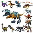 thumbnail image 2 of Cool Jurassic Dinosaurs World Velociraptor Triceratops Indominus T-Rex Model Assemble Building Blocks Toys For Children Boy Gift, 2 of 10