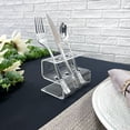 thumbnail image 2 of Plymor Clear Acrylic Flatware Display Stand, 3.25" H x 4.5" W x 3" D, 2 of 3