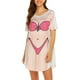 thumbnail image 1 of SAYOO Vestido Casual de Verano para Mujer, Estampado de Bikini 3D Cuello Redondo Manga Corta Relax-Fit One Piece para Damas SAYOO  Moda, 1 of 6