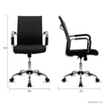 thumbnail image 2 of Silla de Oficina Ejecutiva Mundo In Oficinas Negra, 2 of 8