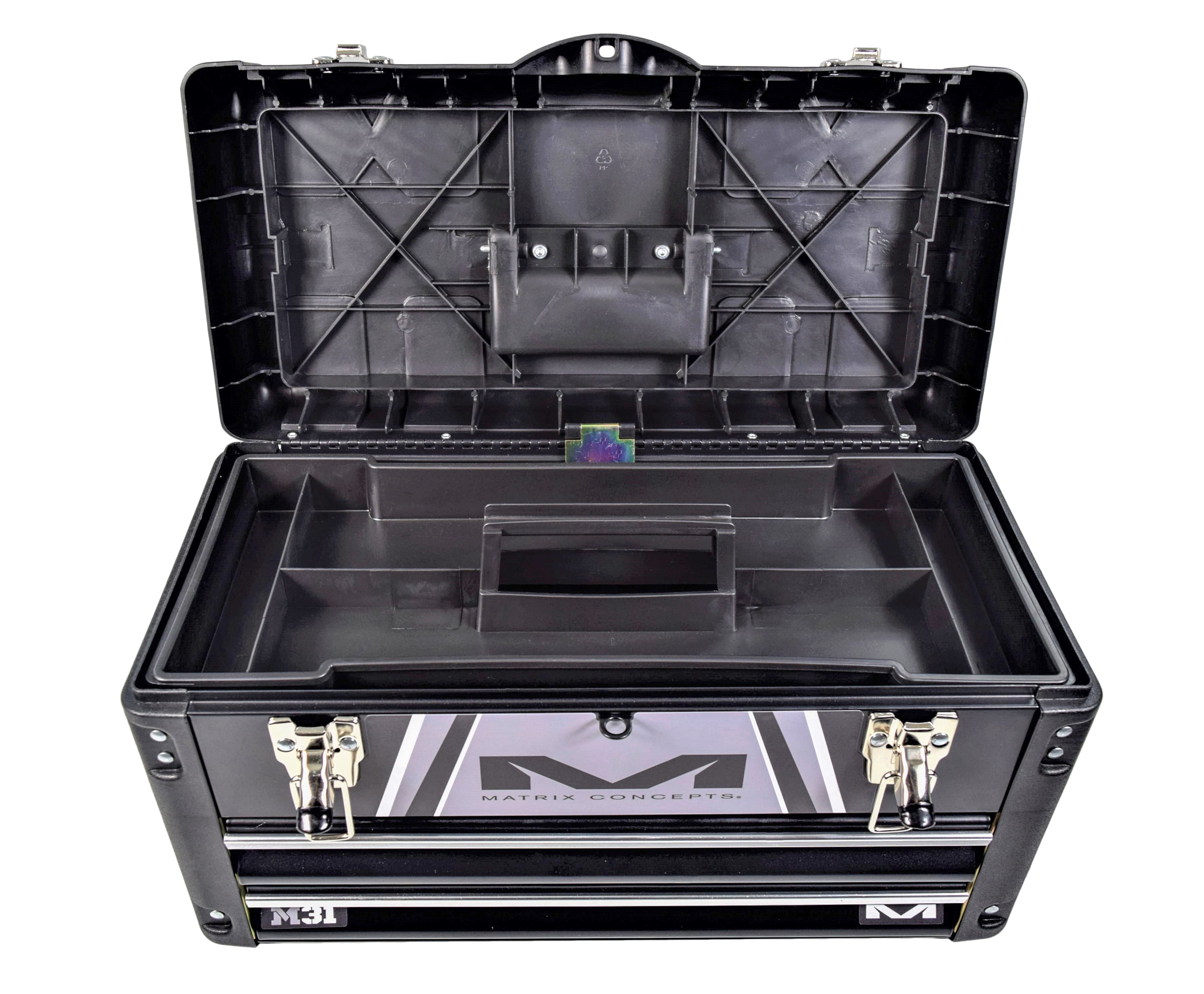 Matrix Concepts M31-401 M31 WORX 2 Drawer Tool Box Black/Silver ...