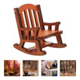 thumbnail image 2 of Miangastore 1pc Miniature Rocking Chair Model Doll House Ornament Mini Chair Adornment, 2 of 8