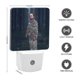 thumbnail image 2 of Esta Es La Piel De Un Asesino Bella Luz nocturna LED con sensor de anochecer a amanecer para dormitorio, baño, pasillo, escaleras - Lámpara LED nocturna de enchufe, 0.5W - 1 pieza, 2 of 6