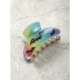 thumbnail image 4 of Way to Celebrate Halloween Multicolored Bat Motif Claw Clips, 1 Piece Hair Clip, 4 of 4