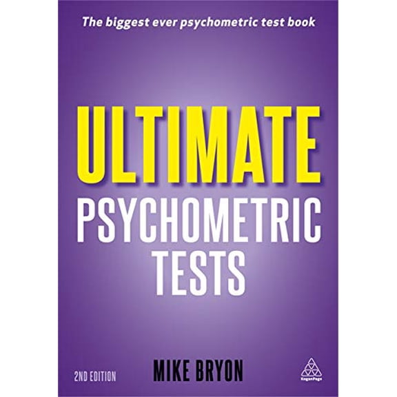 Pre-Owned Ultimate Psychometric Tests: Over 1000 Verbal Numerical Diagrammatic and IQ Practice Tests Paperback