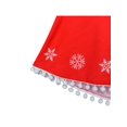 thumbnail image 6 of Girls Dress Red Snowflake Bow Tie Christmas Party Holiday Sleeveless 7 Years, 6 of 6
