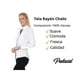 thumbnail image 5 of Blusa Camisa Mujer Manga Larga Lisa Blanca Palassi 54507, 5 of 7