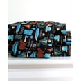 thumbnail image 5 of The Lakeside Collection Campsite 4-Piece Sheet Set with Retro Camping Print - Full, 5 of 6
