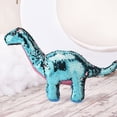thumbnail image 4 of Juguete de Peluche de dinosaurio con lentejuelas NikouMX tamaño S L, 4 of 8