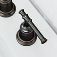 thumbnail image 7 of 8 inch Bathroom Faucet, Bathroom 3 Holes Widespread Faucet with Pop Up Drain and Hose, 7 of 7