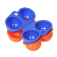 thumbnail image 1 of Porta huevos para acampar, 2 uds., porta huevos a prueba de golpes, portátil, 2 ranuras, soporte para huevos, caja plegable para huevos, bandeja de almacenamiento, 1 of 5