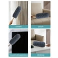 thumbnail image 6 of Blukids Lambswool Duster and Microfiber Duster, Long Reach/Extendable Duster Up to 22" for Cleaning High Ceiling Fan, Interior Roof, Cobweb, Keyboard, Furniture(Gray), 6 of 6