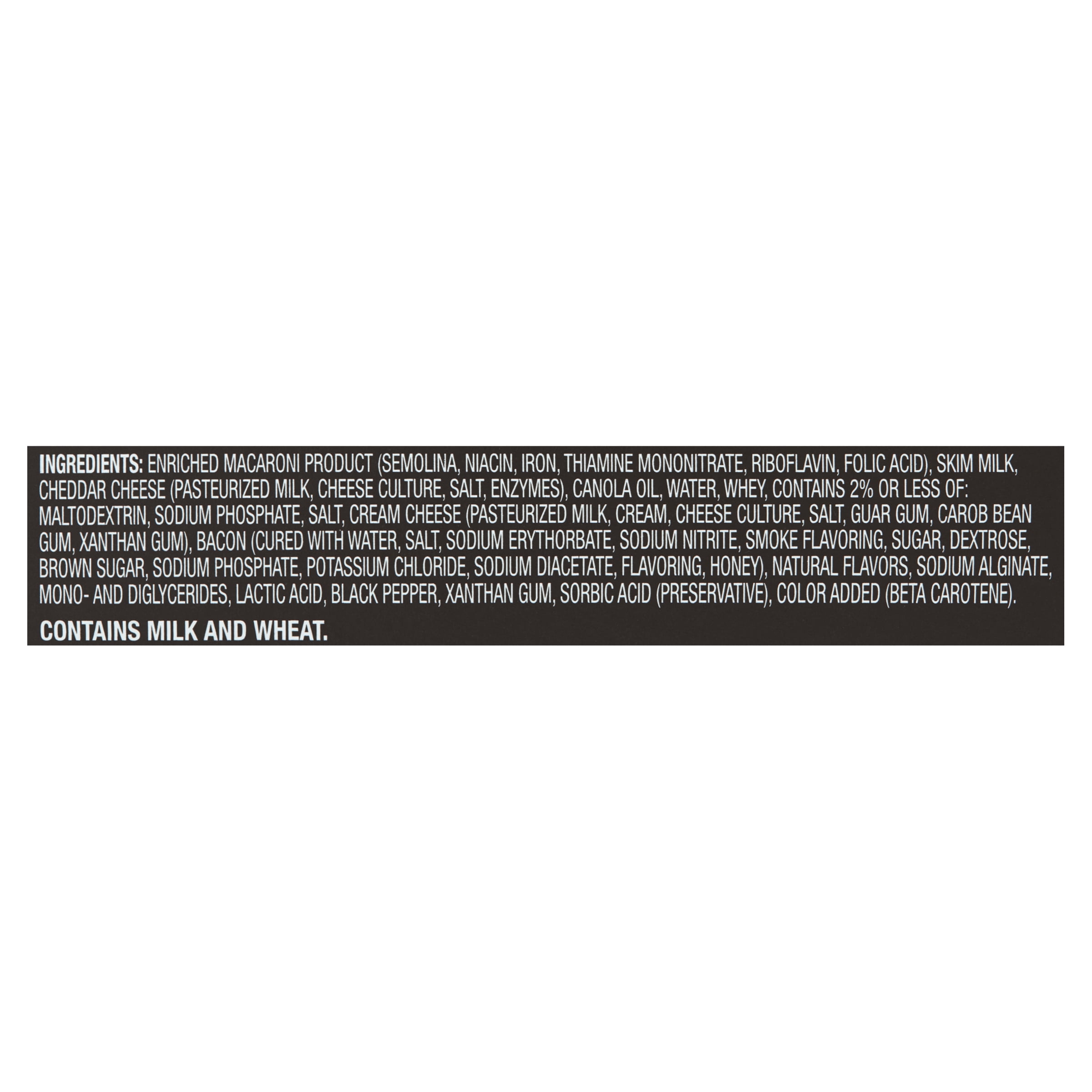 Great Value Artisan Crafted Loaded Bacon Cheddar Macaroni, 12 oz Shelf Stable
