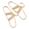 thumbnail image 1 of OUNONA 2pcs Rattan Hanger Baby Closet Organizers Khaki Clothes Storage Parents, 1 of 8