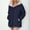 Navy, variant on Quilted Jackets for Women, Women's Plus Fleece Cotton Jacket Warm Lamb Fleece Top Coat Sweater Coat on Clearance