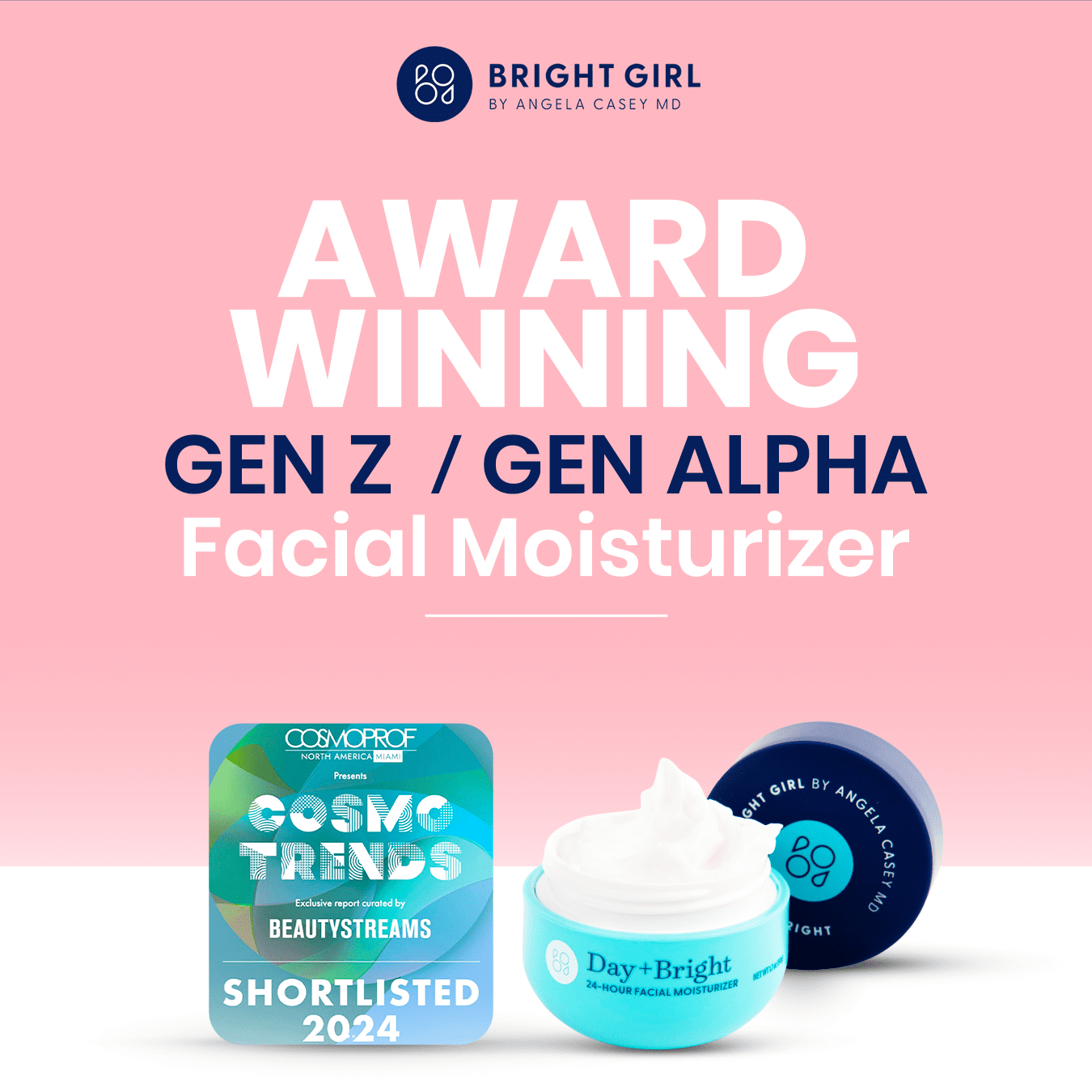 Bright Girl Day + Bright Facial Moisturizer for Teen Skin, 1.7 oz