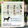 thumbnail image 4 of PawHut Poussette pour Animaux, Poussette pour Chien à 3 Grandes Roues, Transport Pliant de Voyage, Rouge, 4 of 10