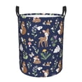 thumbnail image 2 of Cauagu Animals And Wildflowers for Laundry Basket,Collapsible Organizer Basket for Storage Bin Toy Bins Gift Baskets Bedroom Clothes Children Nursery Hamper -Medium, 2 of 7