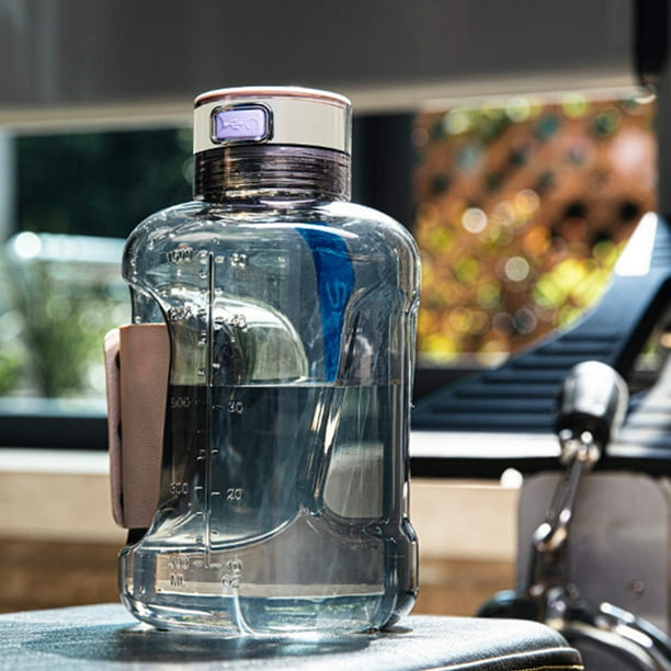 Botella de agua deportiva rica en hidrógeno de 1,5 l, a prueba de fugas, con pilas para viajes a casa