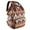 Brown, variant on Wrangler Aztec Travel Backpack Baby Bag for Women with Stroller Strap and Side Bottle Pockets Organized Diaper Bag, Brown