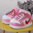 thumbnail image 3 of Sneakers-like Plush Slippers Creative Wrapping Fuzzy Warm Winter Indoor Drag Shoes Cotton Shoes, 3 of 5