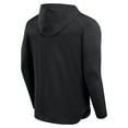 thumbnail image 3 of Men's Fanatics Black Las Vegas Raiders Front Office Power Mono Long Sleeve Hoodie T-Shirt, 3 of 3