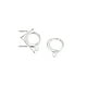 thumbnail image 2 of Sonducket 2 uds pendientes cierres círculo portátil pendiente de gota de plata Simple pequeño resistente accesorio de joyería regalo de boda Accesorios de disfraces Sonducket AP015420-00, 2 of 6