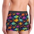 thumbnail image 3 of Disketp Colorful Dinosaur Men's Boxer Briefs,Soft and Breathable Cotton Underwear with ComfortFlex Waistband, 3 of 7
