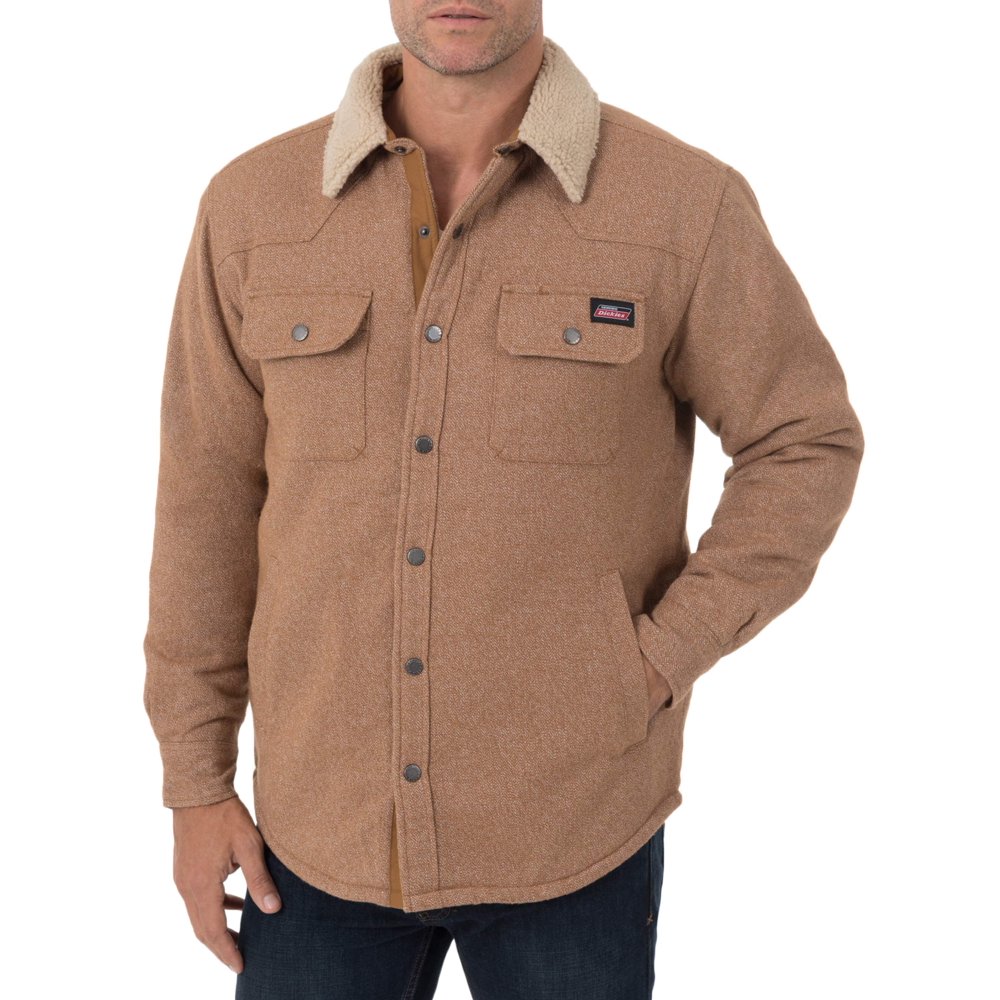 Genuine Dickies Men's Jacquard Sherpa Shirt Jacket