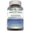 Amazing Formulas Double Strength Glucosamine Chondroitin 1500mg Glucosamine Hydrochloride HCL&1200mg Chondroitin Sulfate Per Serving 180 Tablets (Non GMO,Gluten Free)