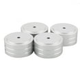 thumbnail image 2 of 4Pcs 40X20mm Aluminum HIFI AMP Speaker Isolation Stand Turntable Feet Pad (Silver), 2 of 7