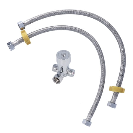 Thermostatic Mixer Valve, Hot Cold Water Mixing Valve Stainless Steel G1/2  Thread For School | Walmart Canada