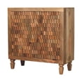 thumbnail image 4 of Artisan Furniture Solid Wood Cadiz Carved Block Cabinet, 4 of 12