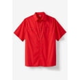 thumbnail image 5 of KingSize Men's Big & Tall Solid Wrinkle-Resistant Short Sleeve Button Down, 5 of 6