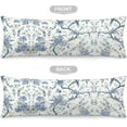 thumbnail image 5 of Chinoiserie Body Pillow Cover 20"x54" Blue and White Floral Decoration Long Pillow Cases Protector with Zipper Vintage Pillow Case Decorative Bedding Pillowcase Rectangle Cushion Covers for Bed,Sofa, 5 of 6