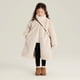 thumbnail image 2 of 5 6 8 10 12 años Chaqueta de felpa de invierno para niñas Color sólido Abrigo de piel de princesa de moda abrigado Regalos de Navidad Ropa para niños, 2 of 5