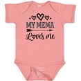 thumbnail image 3 of Inktastic My Mema Loves Me Girls Girls Baby Bodysuit, 3 of 5