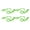 Green, variant on YAHHU Orange Elastic Kayak Rod Lanyard Heavy Duty Anti Lost Nylon Canoe Paddle Leash Safety Rope for Surfing and Rafting (4 Pack, 20 inches / 50.8 cm)